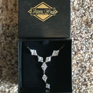 Victoria Wieck Beverly Hills Diamond cut necklace